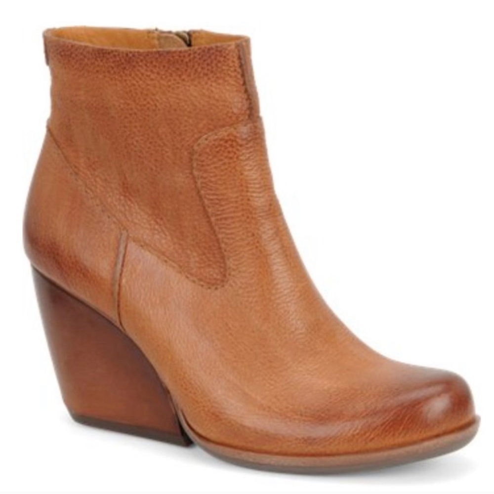 KORK-EASE Michelle Wedge Boots Italian Leather 8.5
